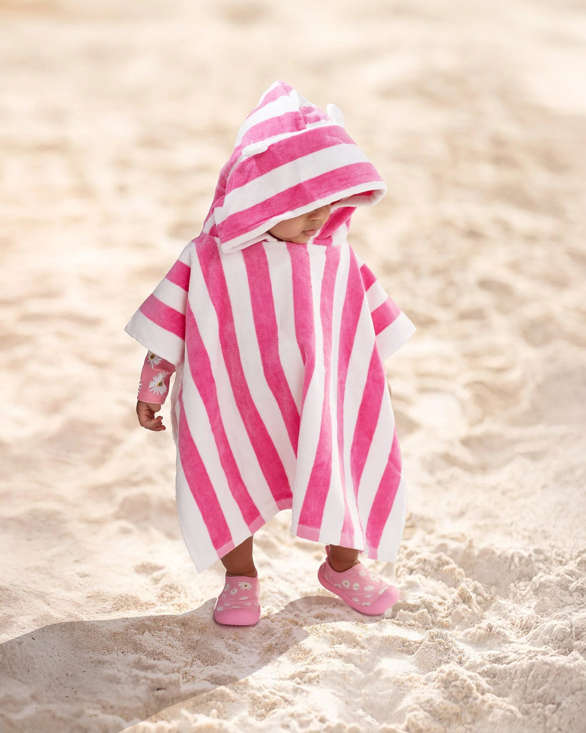 Hooded Towel - Pink