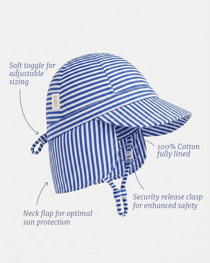 Flap Cap - Blue