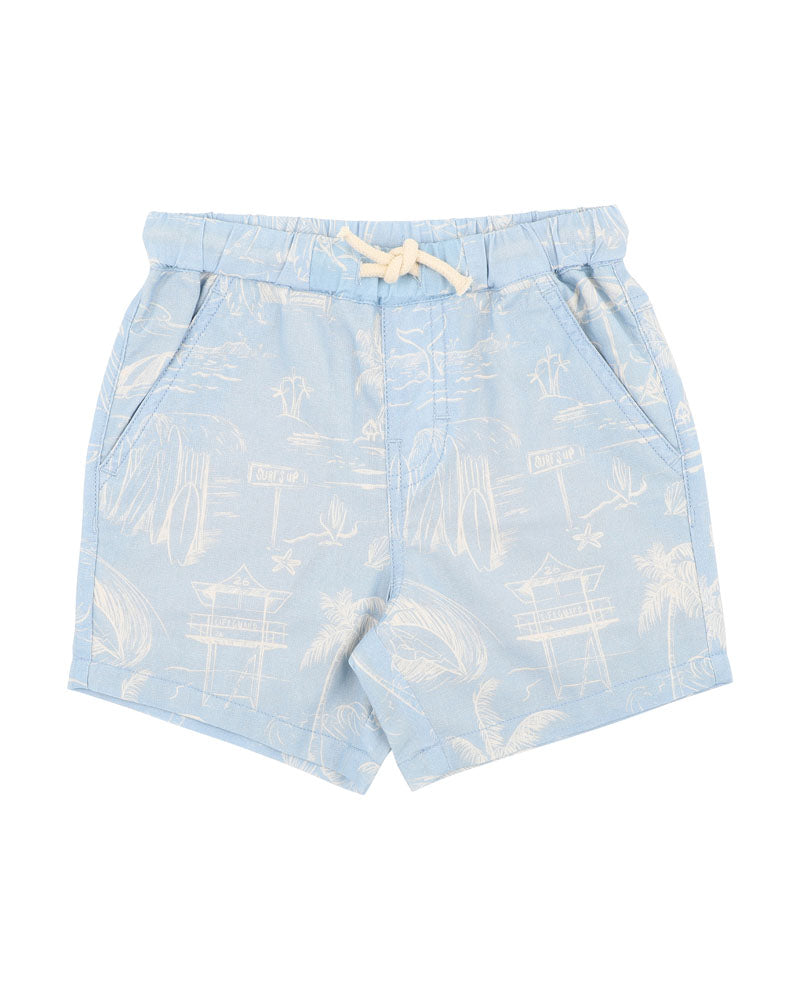 Surfs Up Line Work Shorts