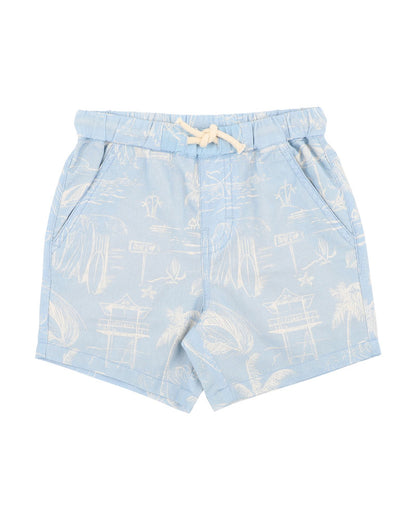 Surfs Up Line Work Shorts