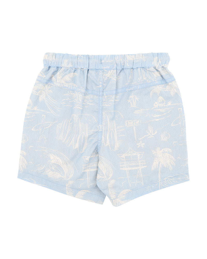 Surfs Up Line Work Shorts