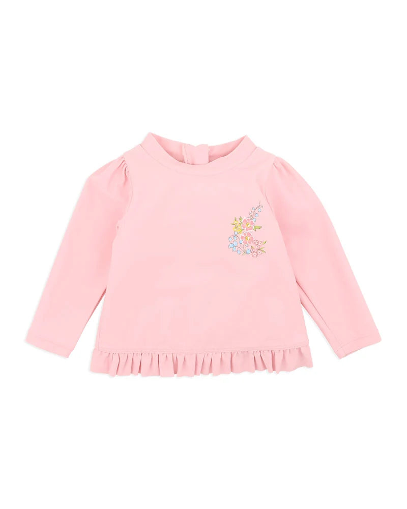 Pink LS Rash Top