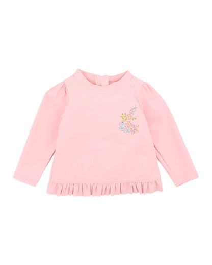 Pink LS Rash Top