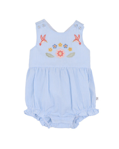 Songbird Stripe Embroidered Bodysuit