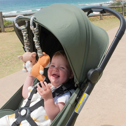 Stroller Toys Bear & Fox