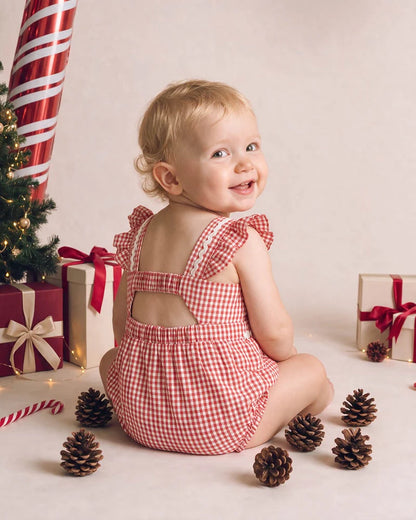 Festive Gingham Bodysuit