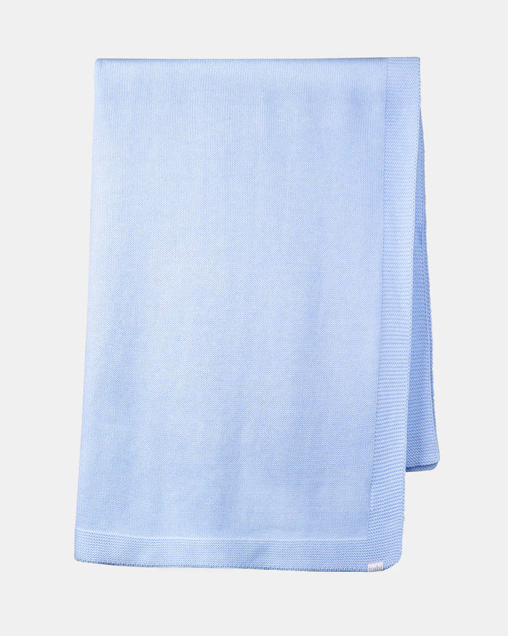Organic Blanket - Snowy - Sea Breeze