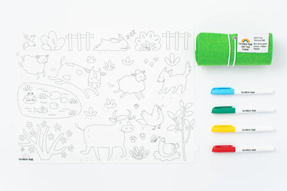 Scribble Mat - On The Farm