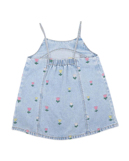 Sundae Denim Tulip Dress