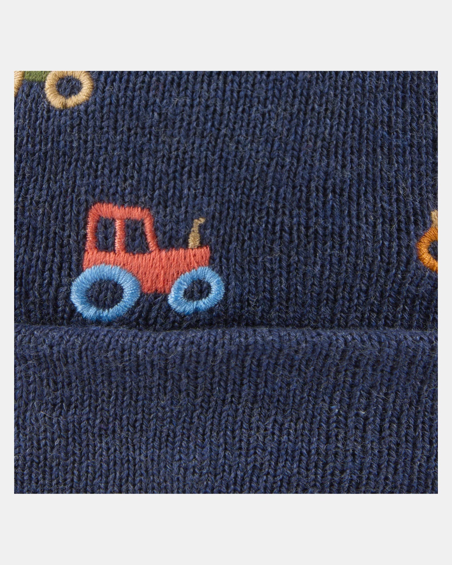 Organic Beanie- Tiny Tractors