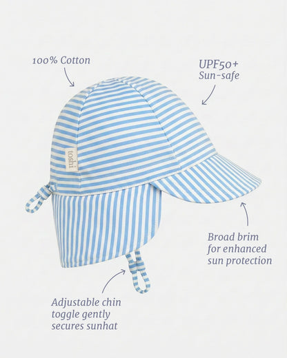 Flap Cap - Light Blue