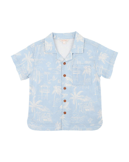 Surfs Up Line Work Shirt