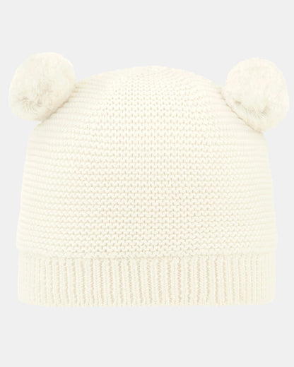 Organic Beanie - Snowy - Cream