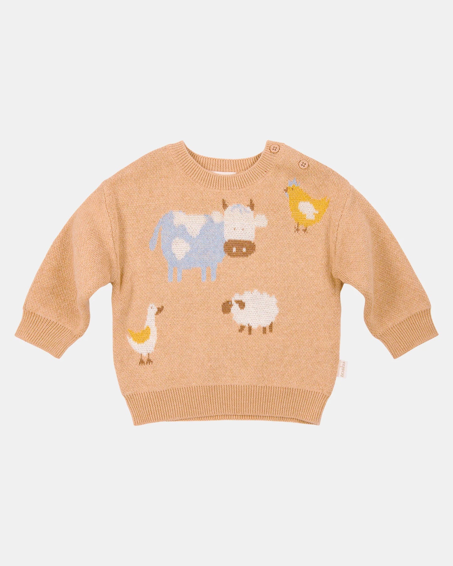 Organic Knit Pullover - Farm Buddies