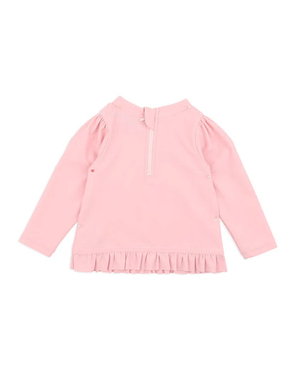 Pink LS Rash Top