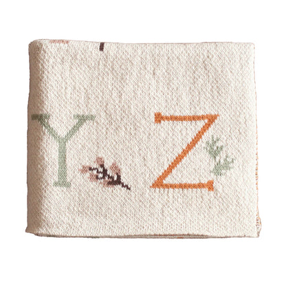Alphabet Baby Blanket