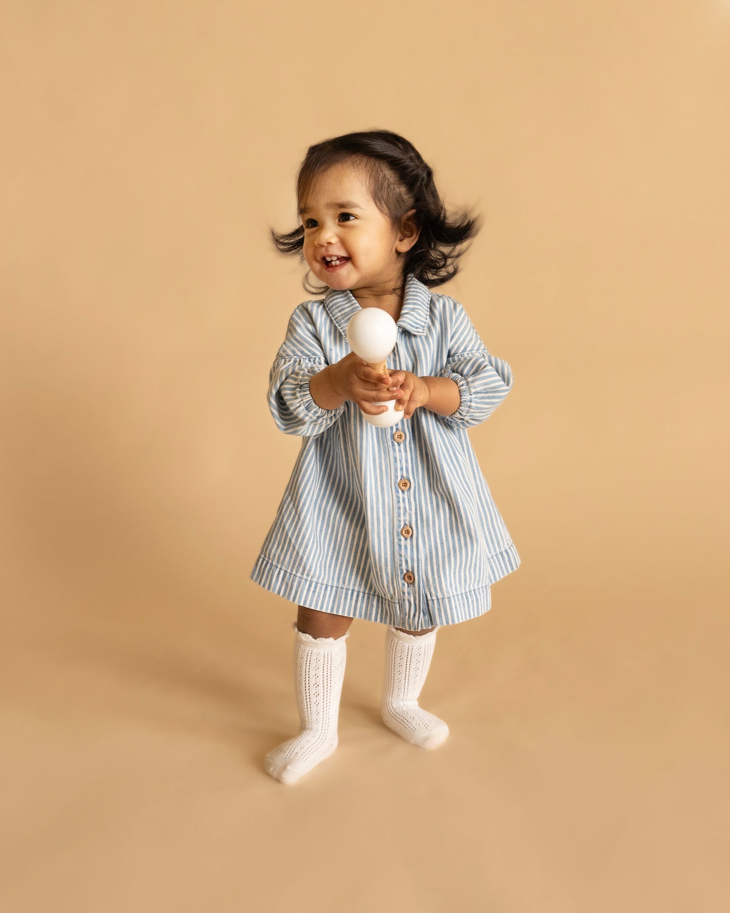 Winter Vacay Stripe Dress