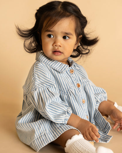 Winter Vacay Stripe Dress