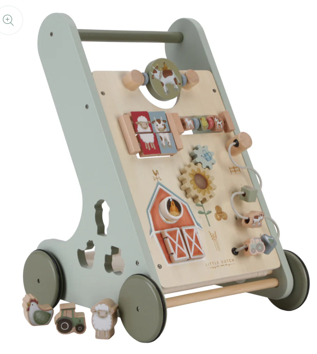 Little Farm Muti-Activity Wooden Walker