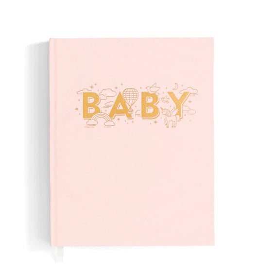 Baby Book Boxed - Rose