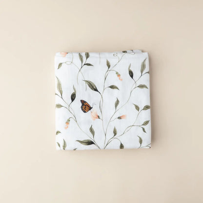 Fly Away Butterfly Muslin Swaddle