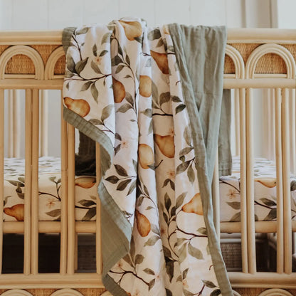 Whimsical Pear Snuggly Blanket