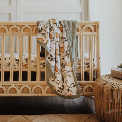 Whimsical Pear Snuggly Blanket