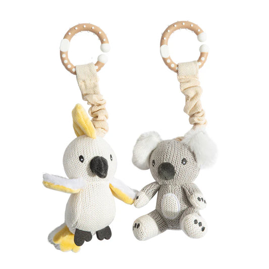 Stroller Toys Koala and Cockatoo