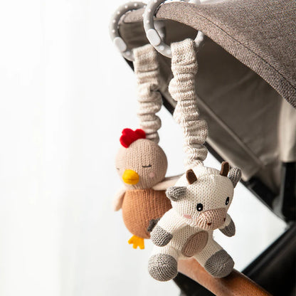 Stroller Toys Cow and Chicken