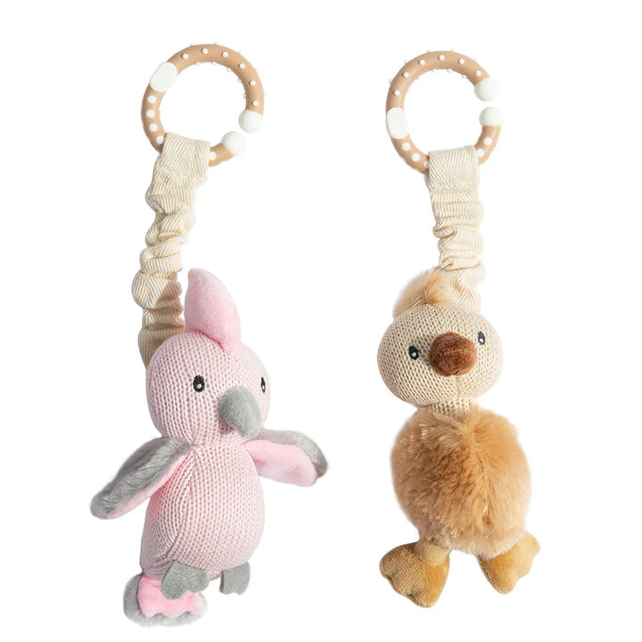 Stroller Toys Galah and Emu