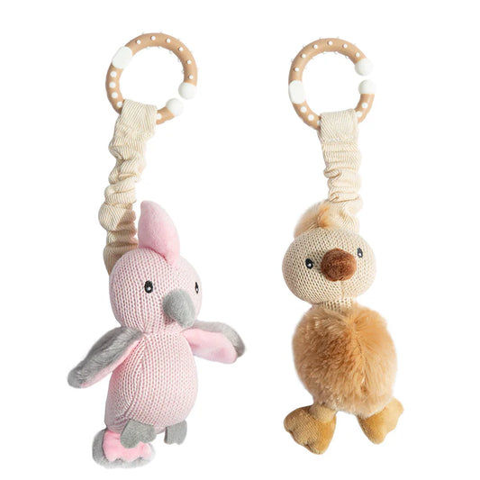 Stroller Toys Galah and Emu