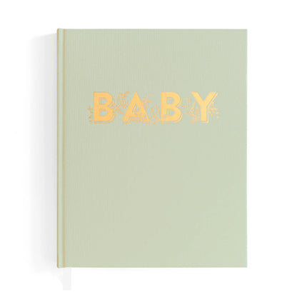 Baby Book Boxed - Pistachio