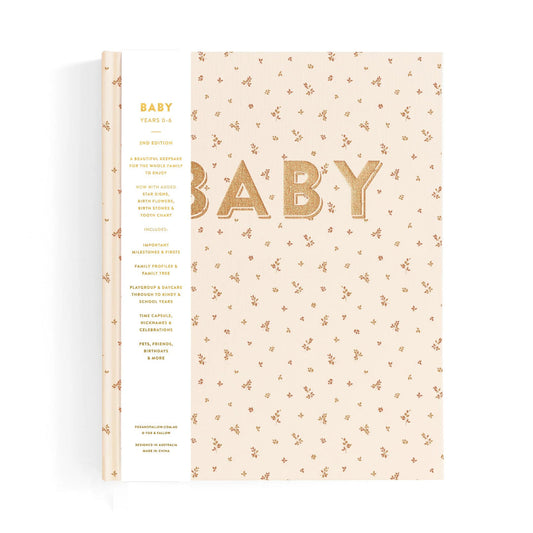 Baby Book Boxed - Broderie