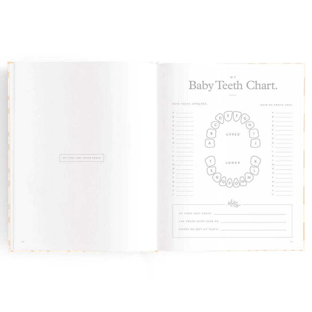 Baby Book Boxed - Blue Check