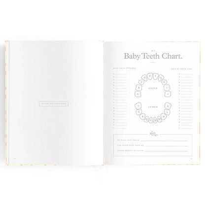 Baby Book Boxed - Blue Check