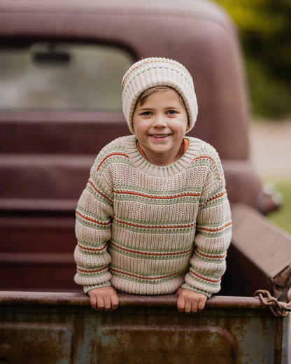 Wild Side Stripe Knitted Jumper