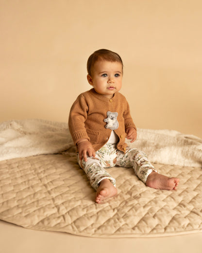Charlie Koala Organic Knit Cardigan