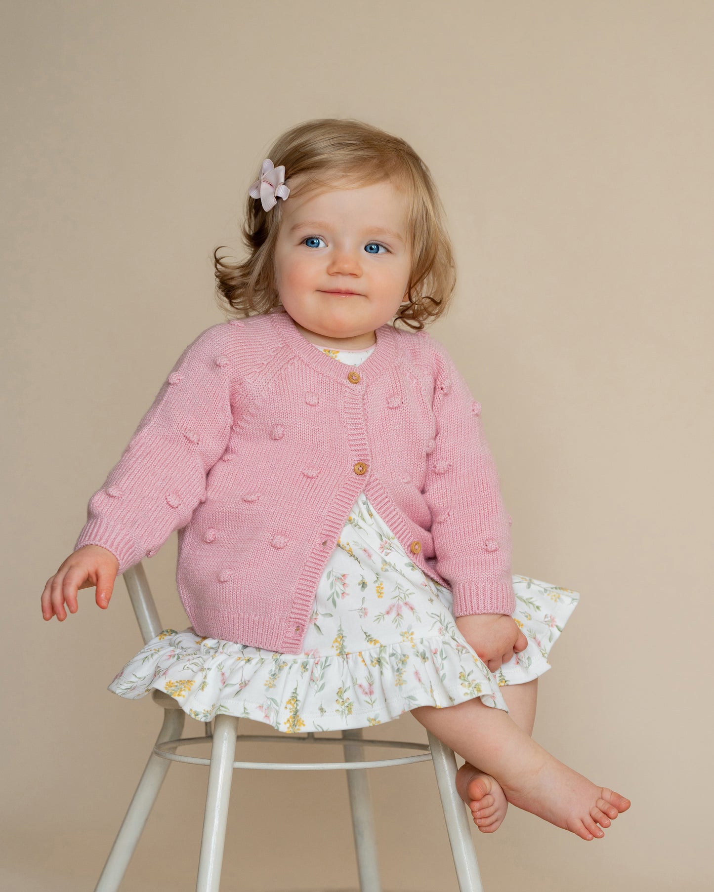 Charlie Bobble Knit Cardigan