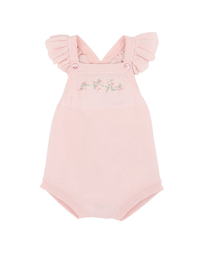 Madelyn Hand Embroidered Organic Knit Bodysuit