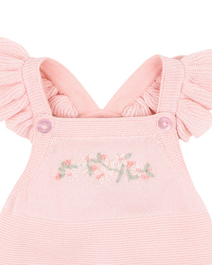 Madelyn Hand Embroidered Organic Knit Bodysuit