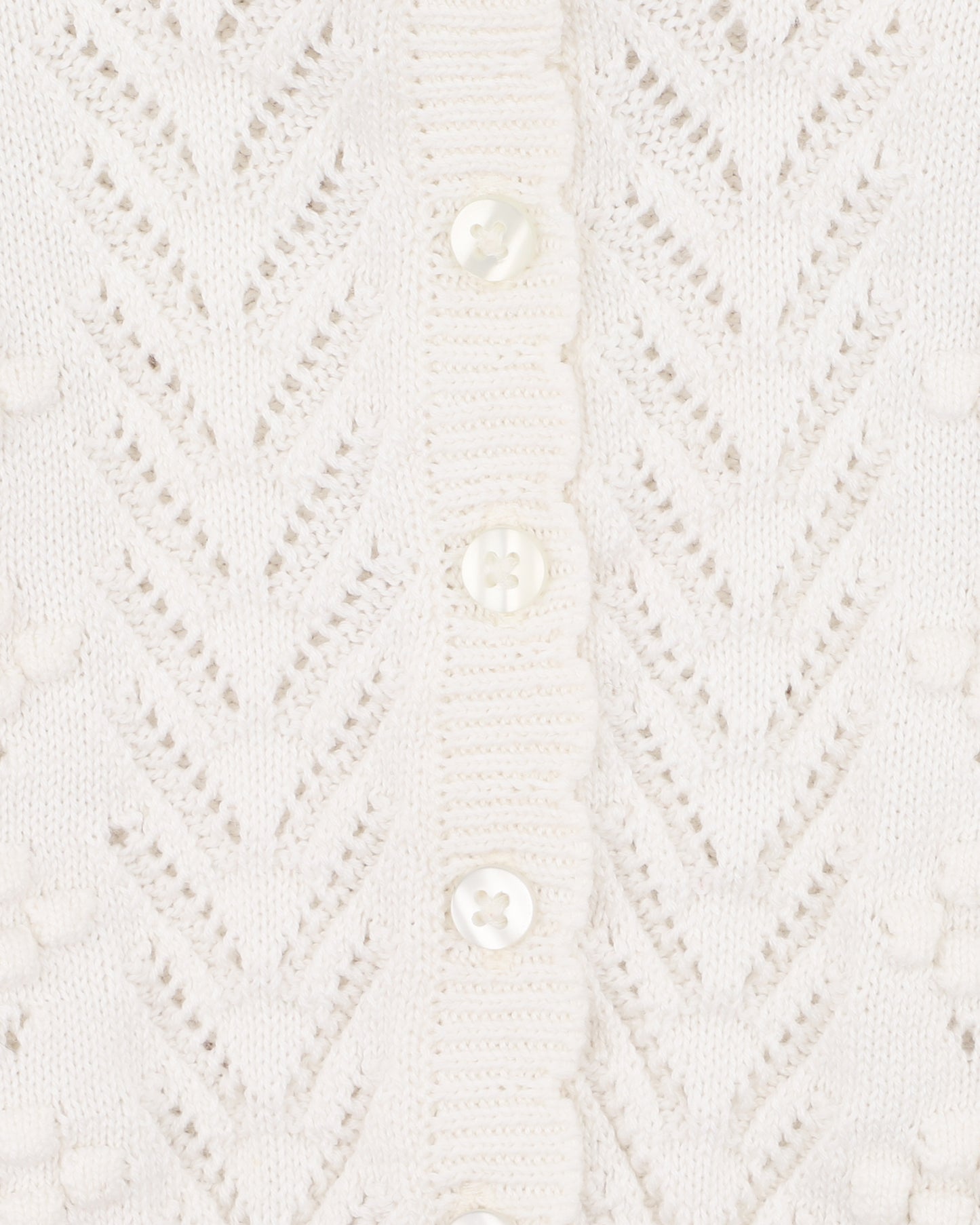 Organic Pointelle Cardi CLOUD (0000 - 5y)