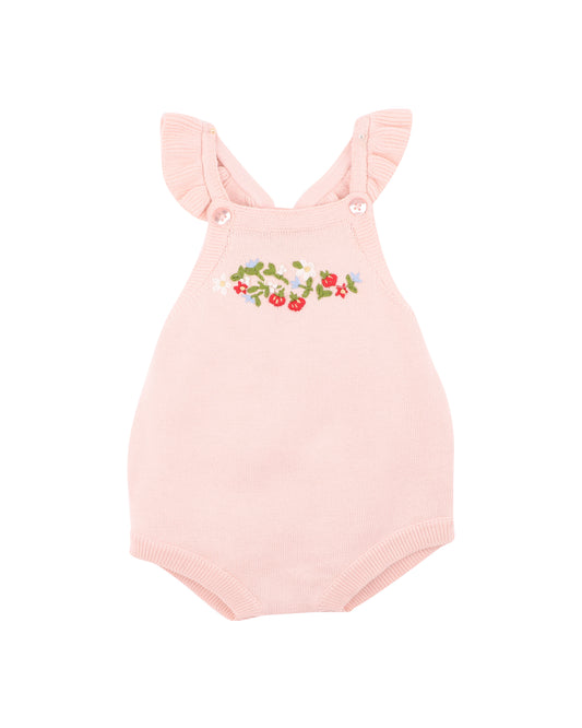 Poppy Hand Embroidered Organic Knit Bodysuit
