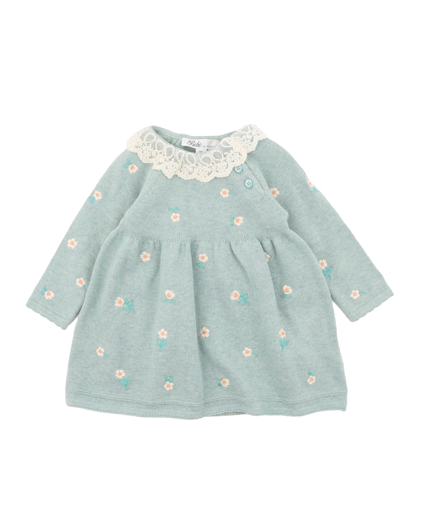 Fern Organic Emb Knitted Dress