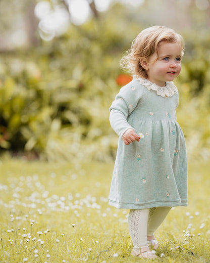 Fern Organic Emb Knitted Dress