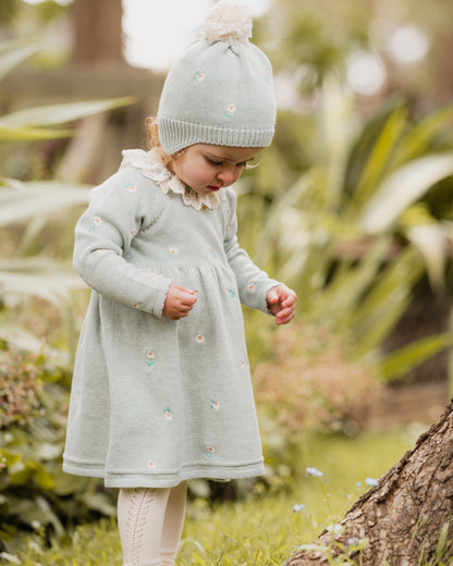 Fern Organic Emb Knitted Dress