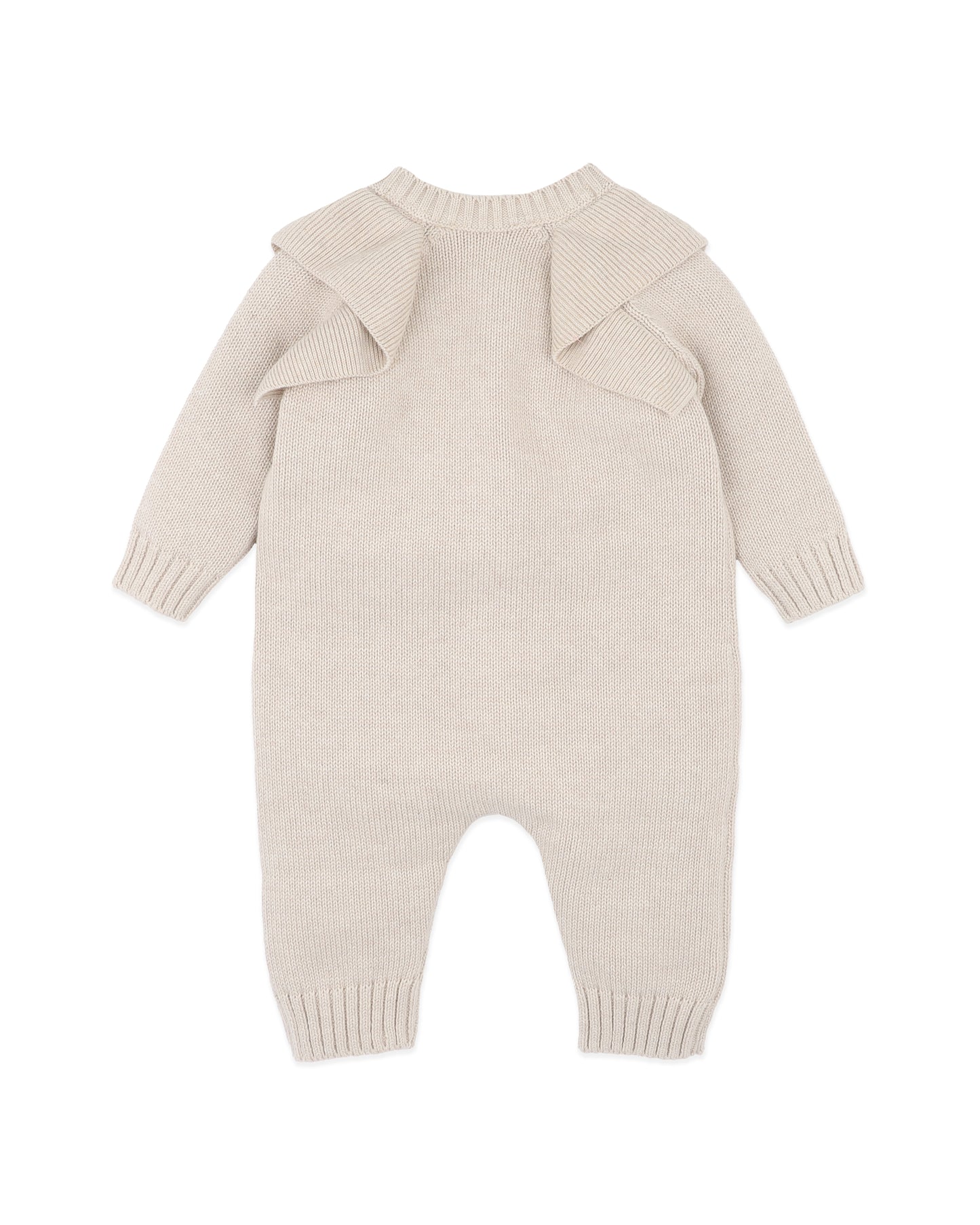 Fern Hand Emb. Knitted Romper