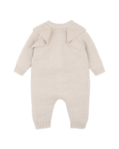 Fern Hand Emb. Knitted Romper