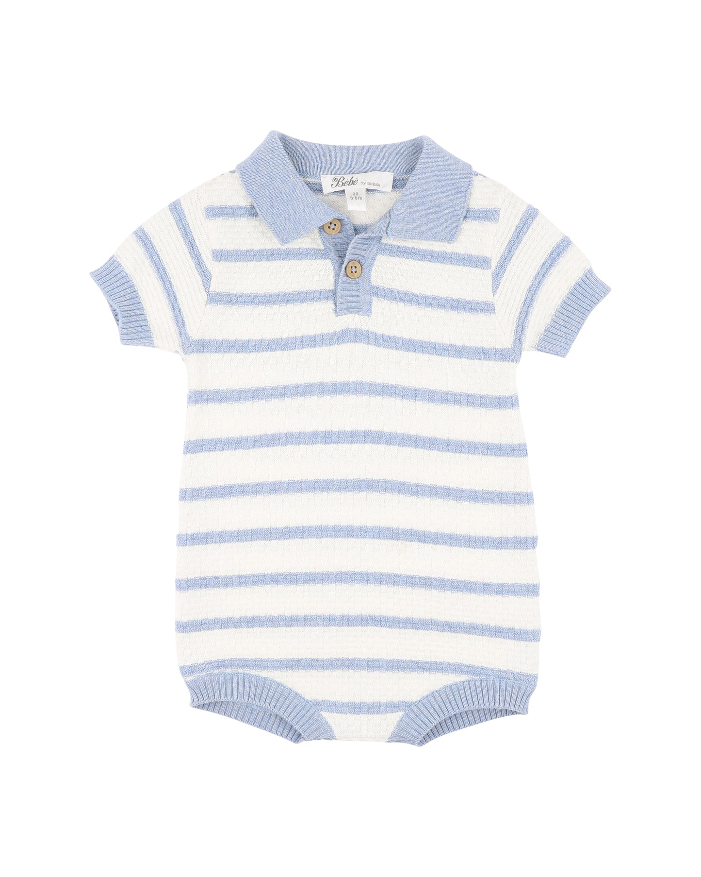 Brady Organic Knitted Polo Romper