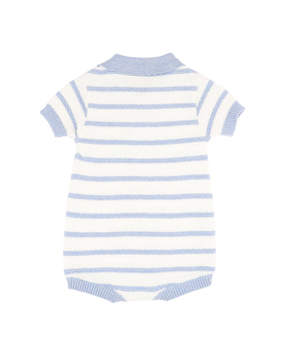 Brady Organic Knitted Polo Romper
