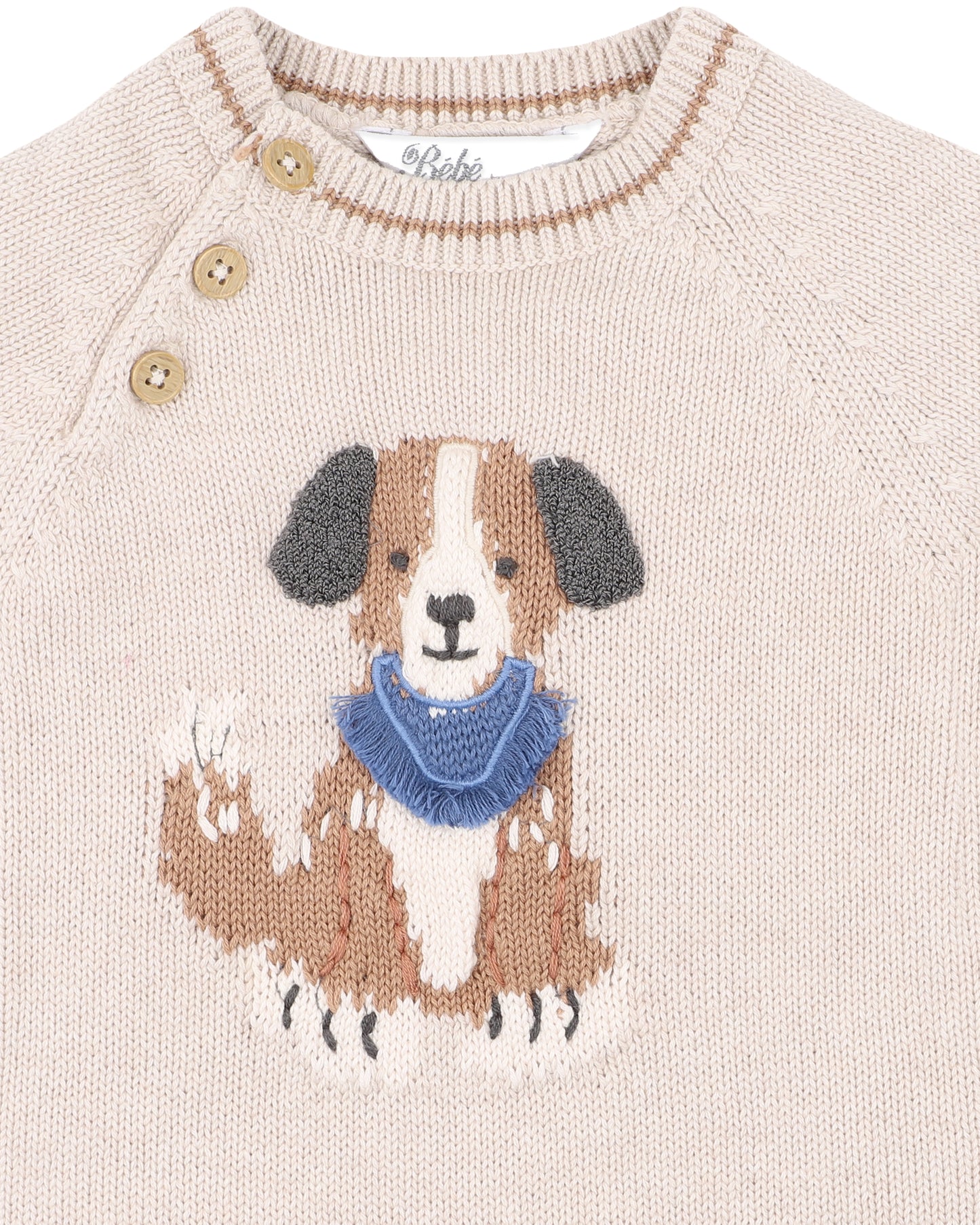 Otto Organic Knit Dog Romper